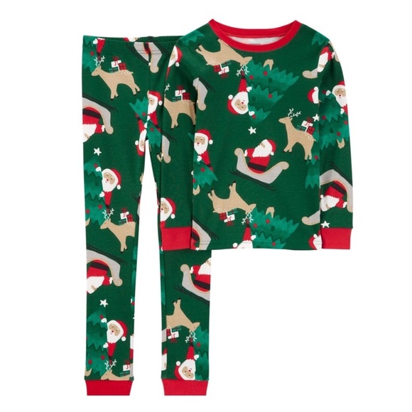 CARTER’S Christm Jammies Matching Set - Picture 3 of 6